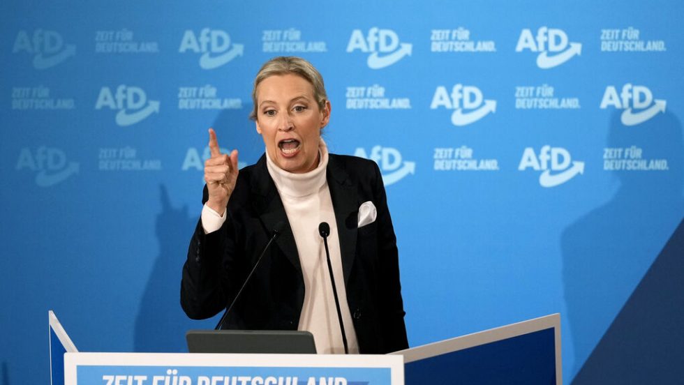 Η επικεφαλής του ακροδεξιού AfD, Αλις Βάιντελ